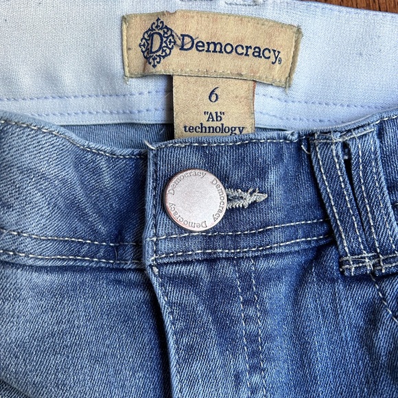 DEMOCRACY JEANS AB
TECHNOLOGY WOMEN'S SKINNY DISTRESSED DENIM PANTS SIZE 6 - Picture 5 of 10